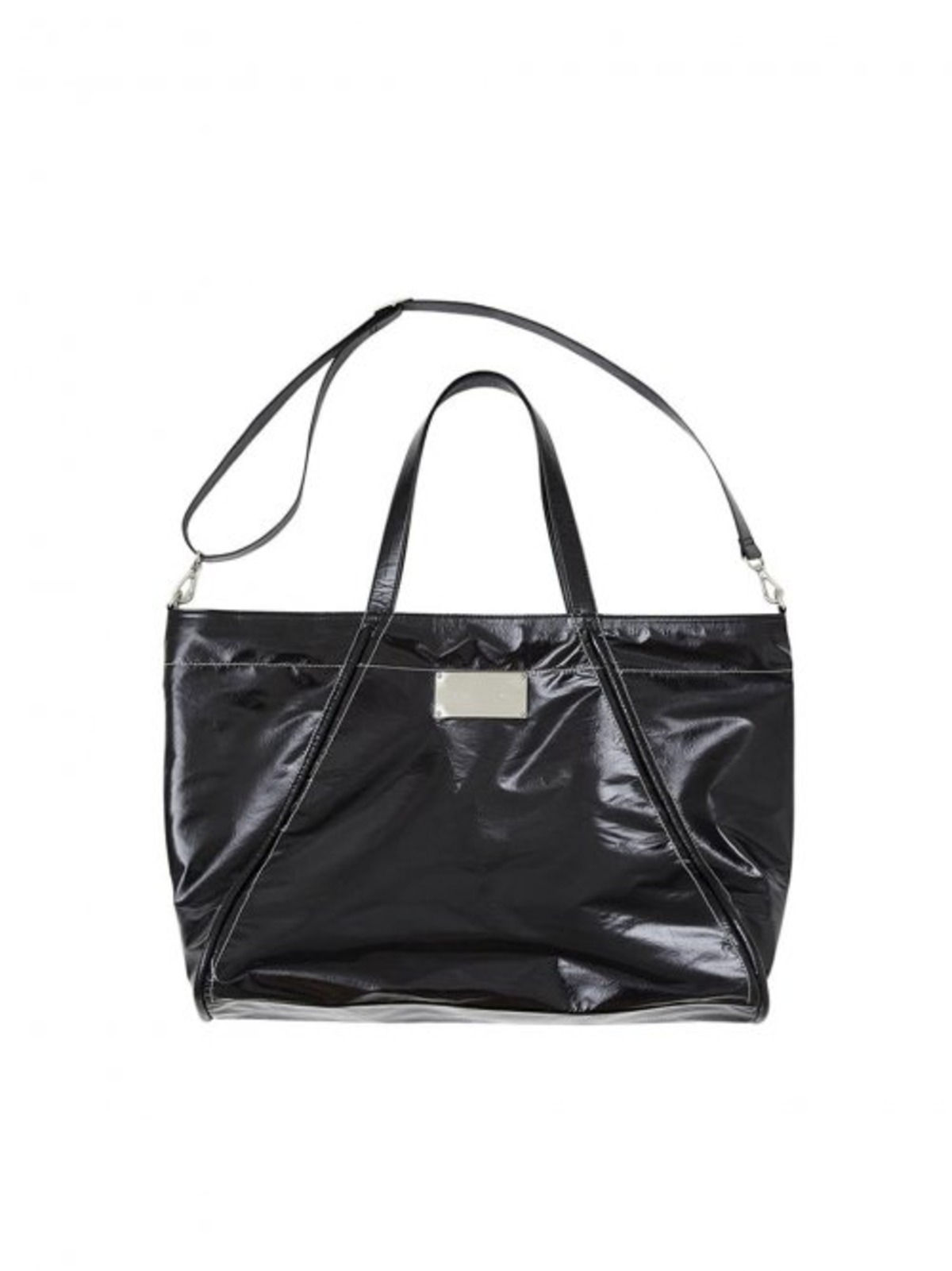 完売品]Matin Kim ブラック バケットバッグ MATIN KIM] BIG COATING 