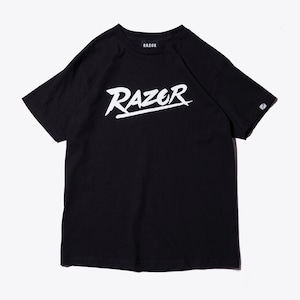 RAZOR SLASH LOGO T-SHIRT  BLACK