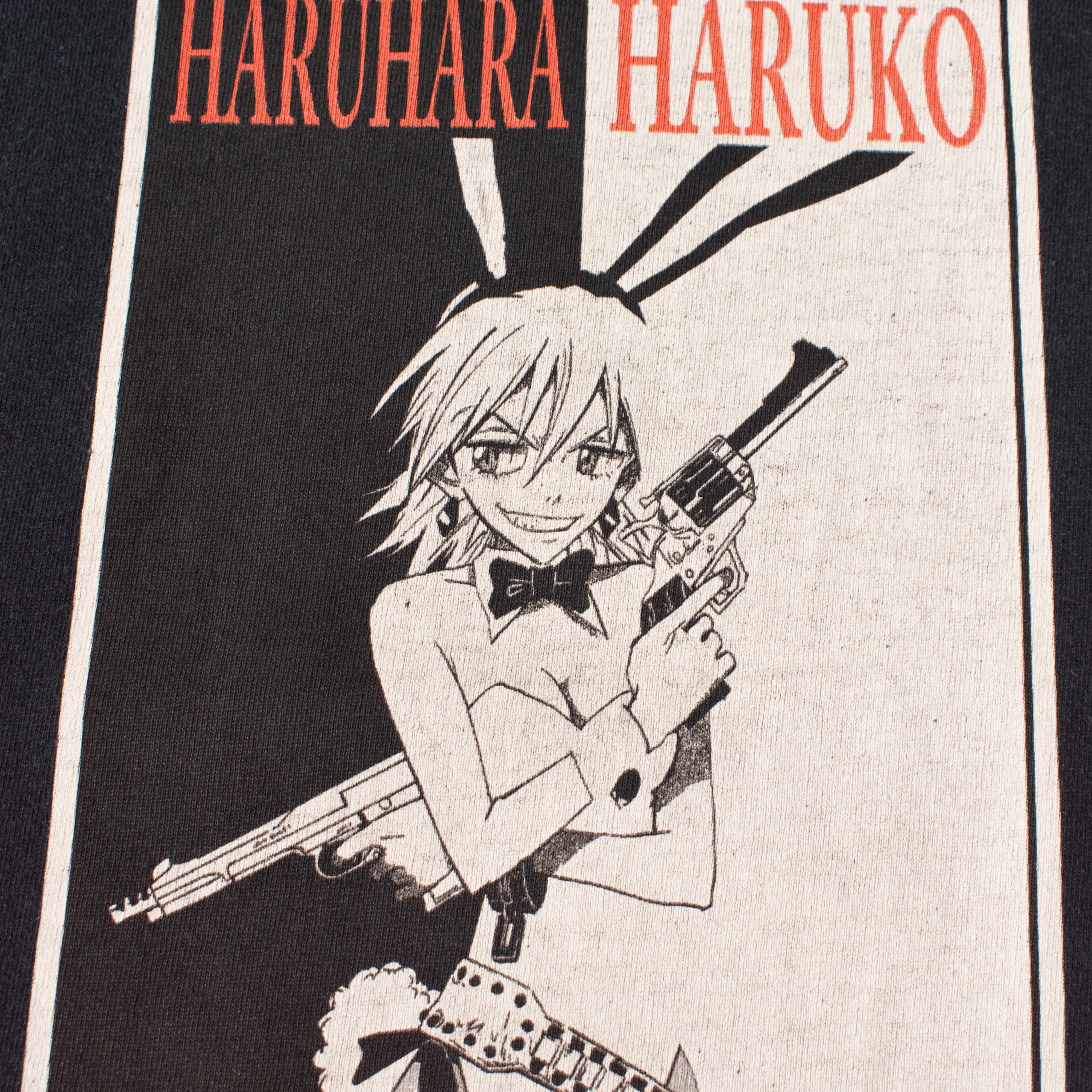 VINTAGE】 “FLCL” 『ハルハラ・ハル子』 Front Printed Anime T-shirt