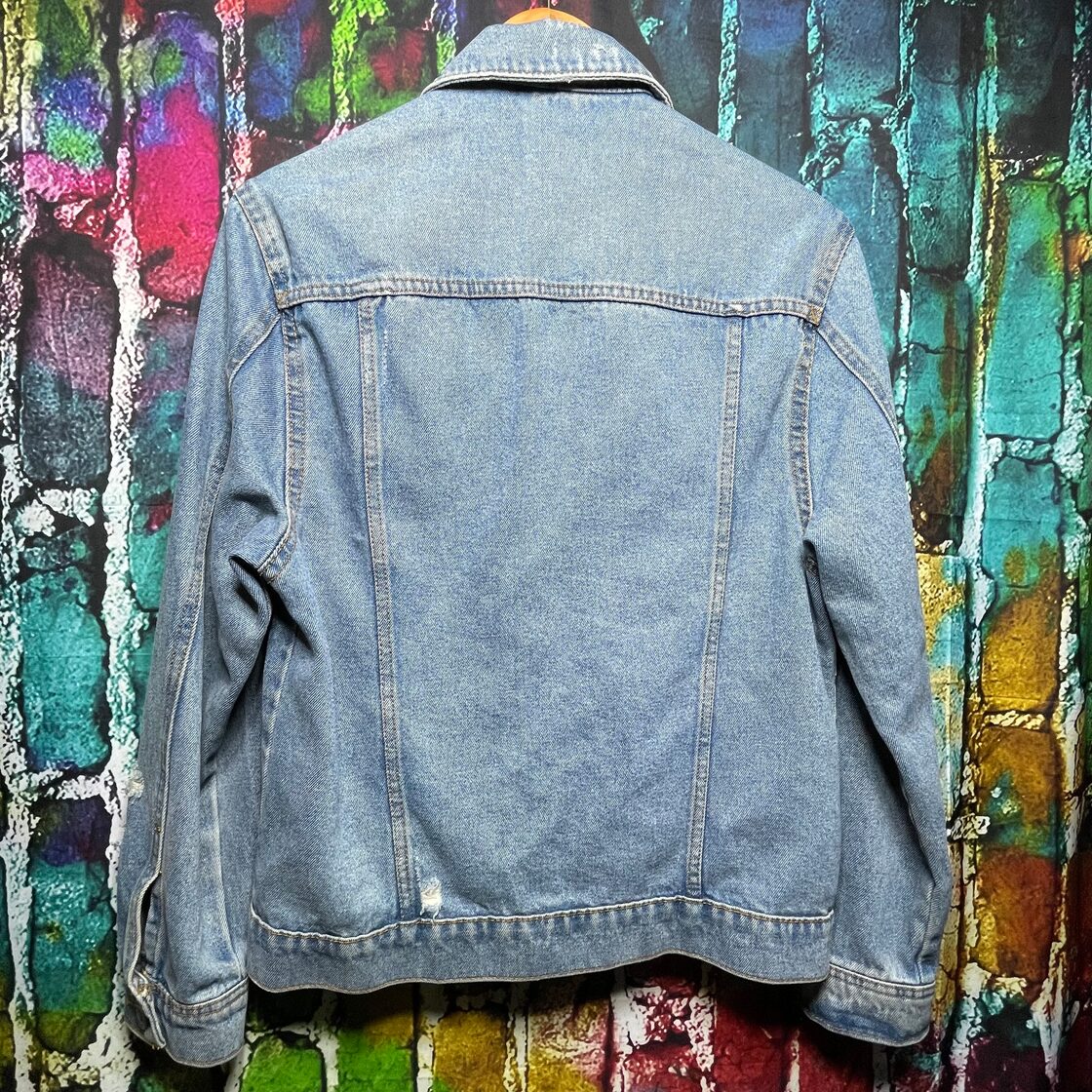 Bershka ベルシュカ ダメージデニムジャケット size XS | PAY ID