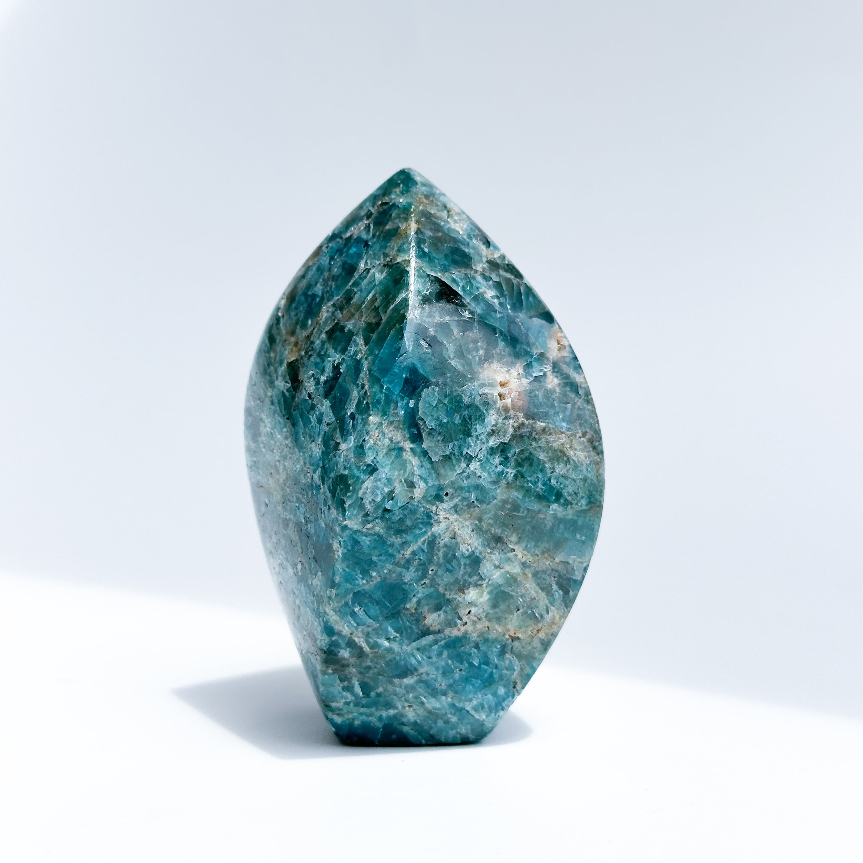 天然石　アパタイト ブルーアパタイト フレイム型22◇ Blue Apatite ◇ 天然石・鉱物