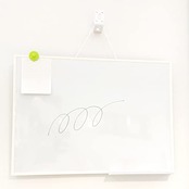 コクヨ(KOKUYO) ホワイトボード A3サイズ ポジティ 吊り下げタイプ 縦横両用 P3FB-A3W