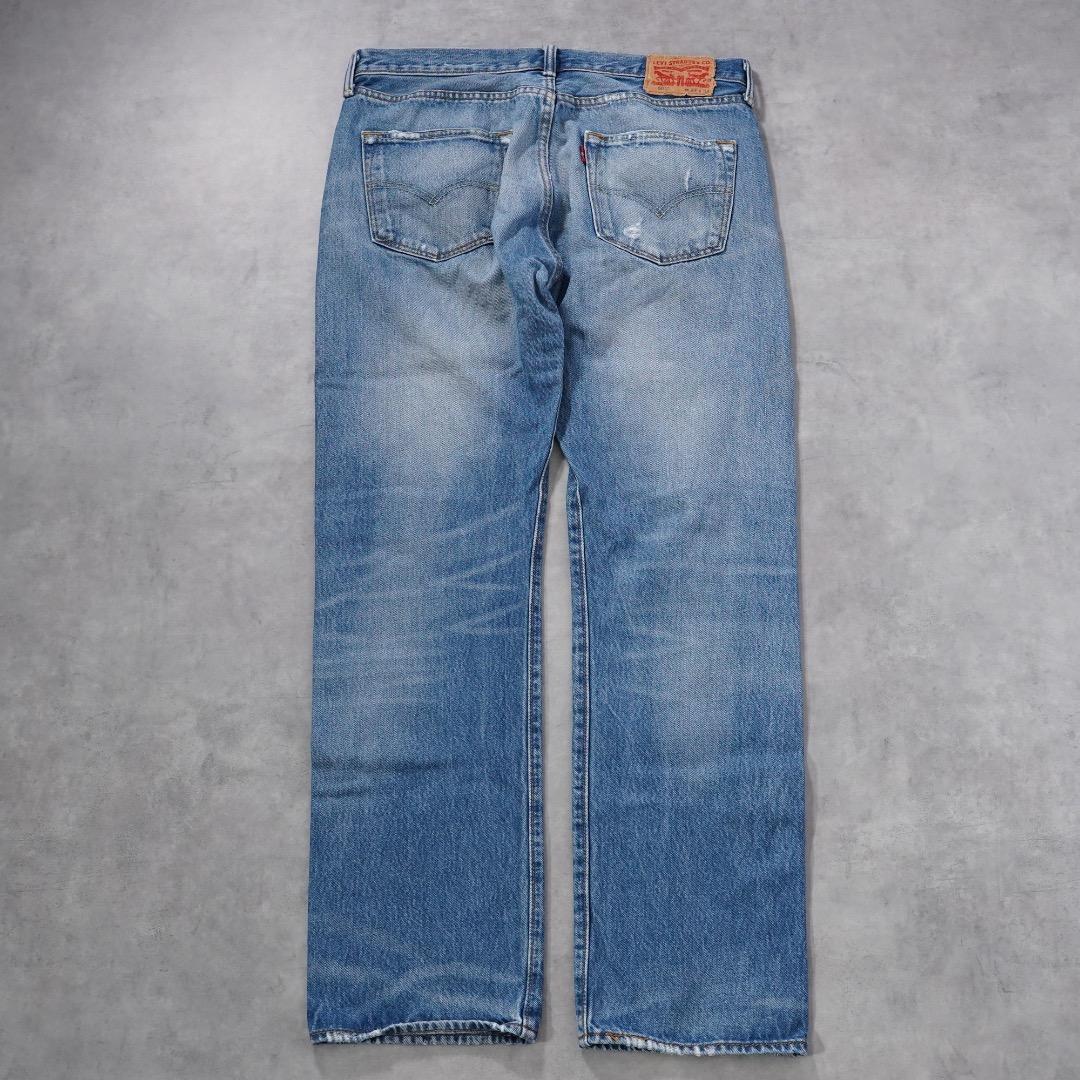 リーバイス501 Levis W33 青 ヒゲ ハチノス 古着 17937 | fuufu