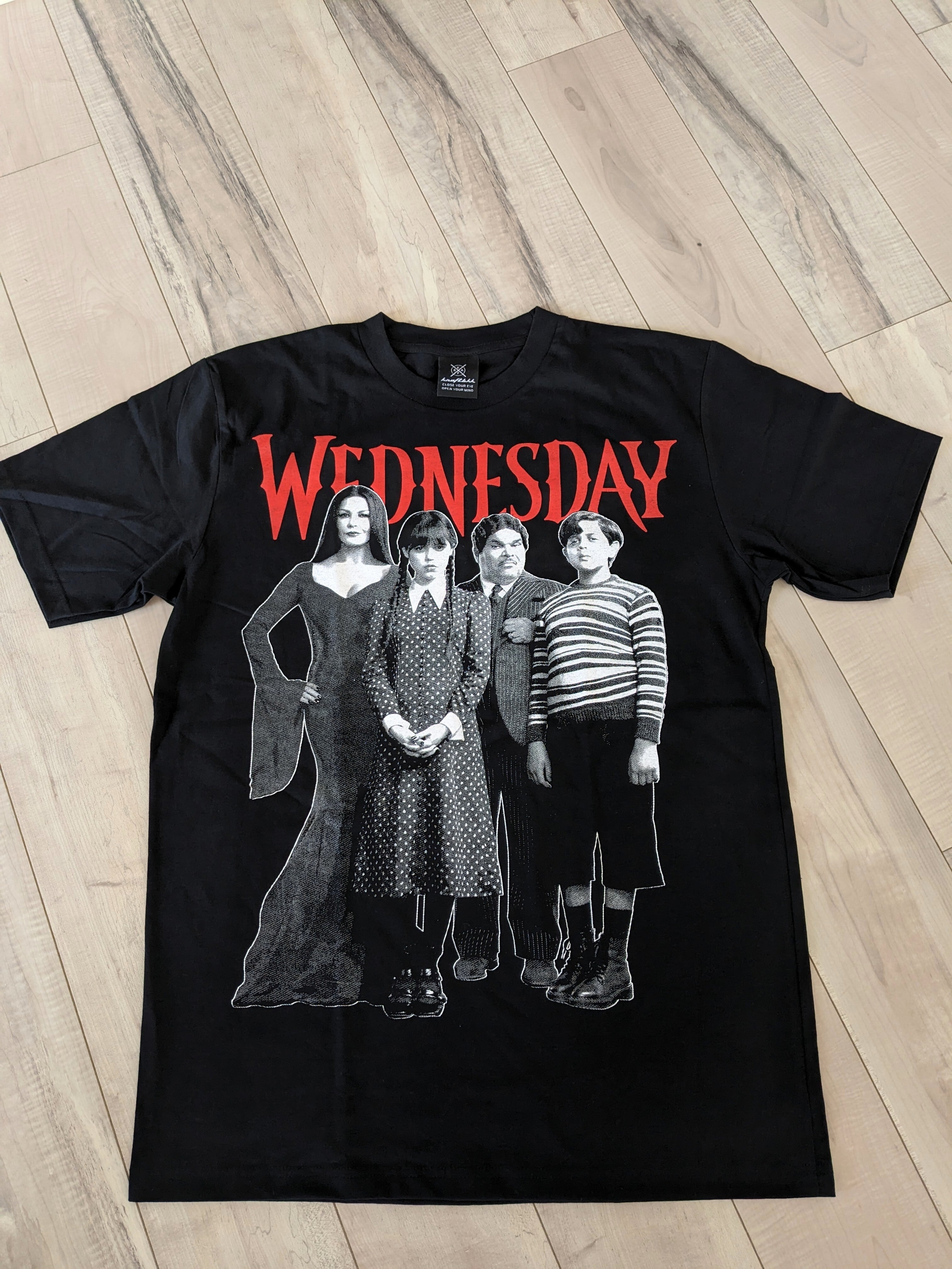 【Tシャツ  ウェンズデー(Wednesday ファミリー)】〚アメリカン雑貨 アメトイ〛
