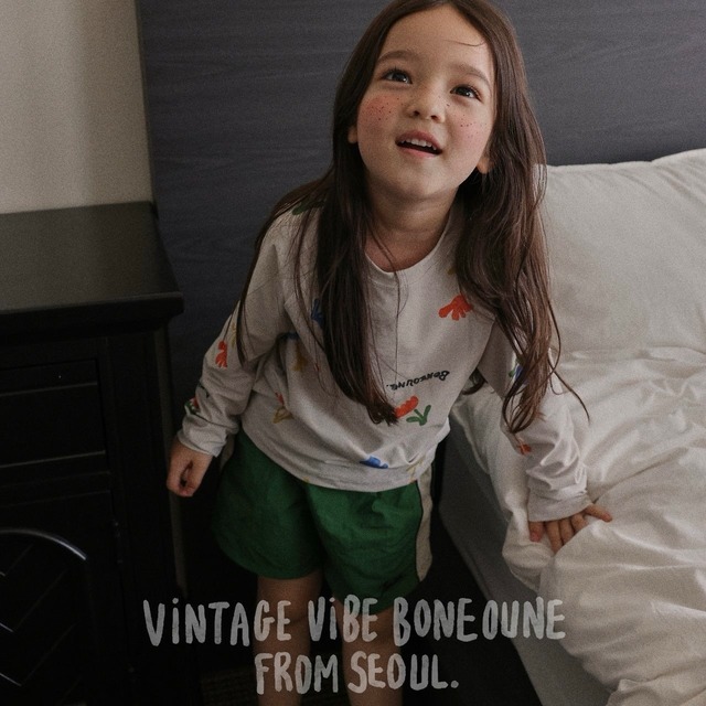 【予約】flower rashguard/ boneoune（ junior）