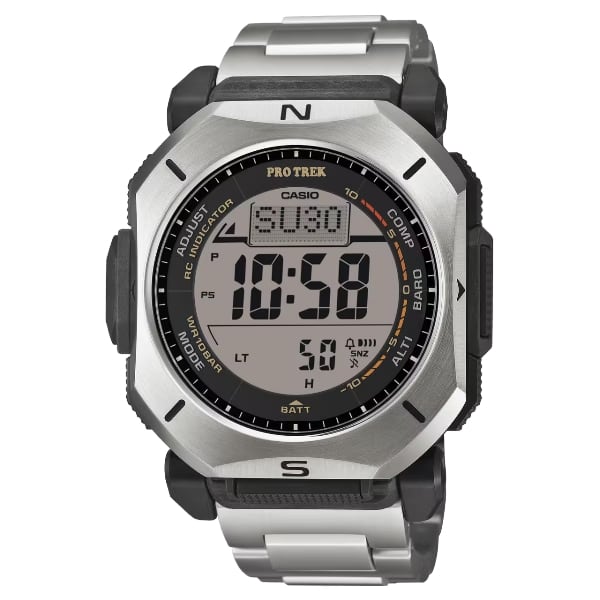 国内正規品 CASIO PRO TREK カシオ プロトレック Climber Line アウトドア ソーラー充電 方位計 メンズ腕時計 PRW-69YT-7JF