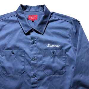 SUPREME cotton work shirt
