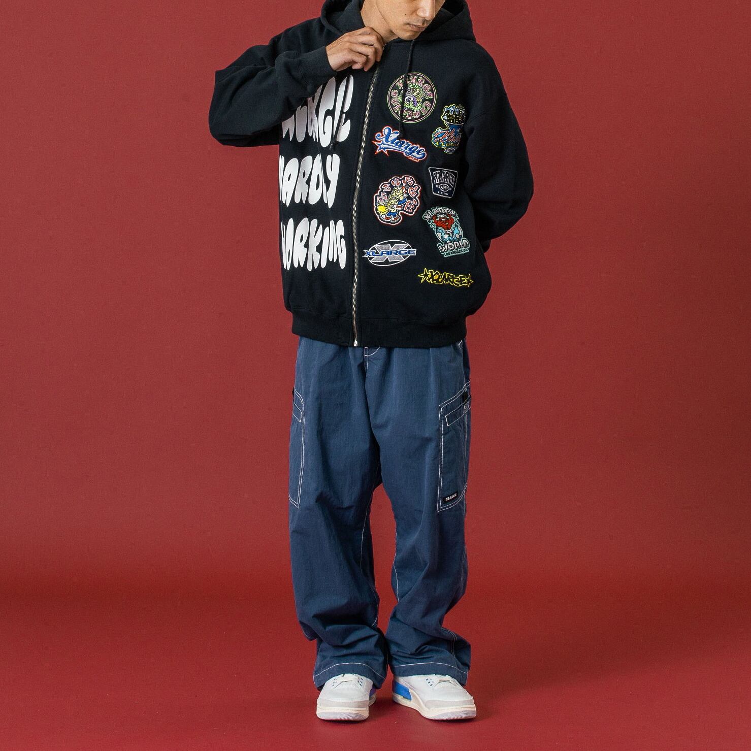 XLARGE（エクストララージ） MULTI LOGO ZIP UP HOODED SWEATSHIRT