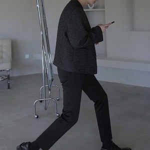 ツイードライクノーカラージャケット　MT0080393