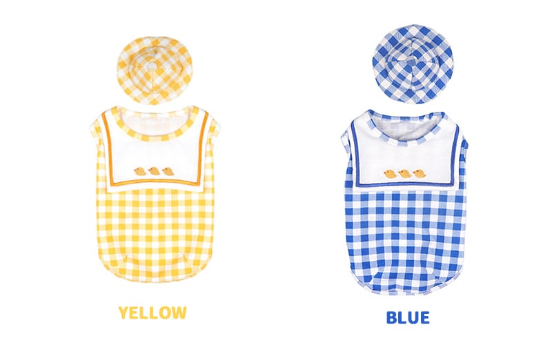 【SALE】幼稚園トップスセット S ~ XL 2color / 犬服 新作 可愛い 犬の服 ワンコ服 ペット 猫 ドッグウェア お揃い top69