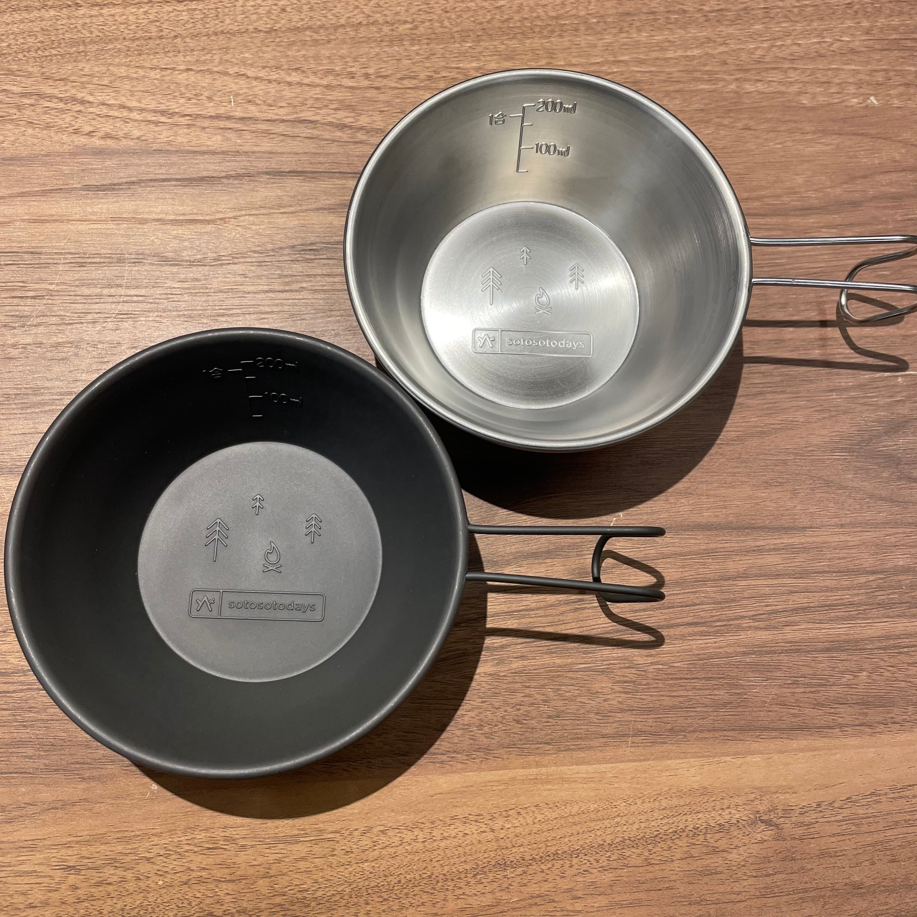 窒化加工】sotosotodays オリジナルシェラカップ 【窒化ステンレス