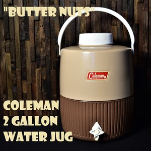 コールマン ウォータージャグ 2ガロン ビンテージ バターナッツ チョコパフェ 1968年9月製造 パテペン COLEMAN WATERJUG PATENTS PENDING