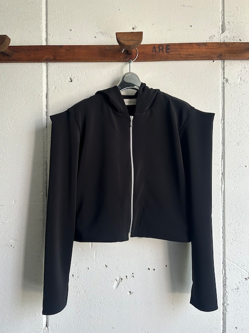 FUMIETANAKA  square shoulder hoodie