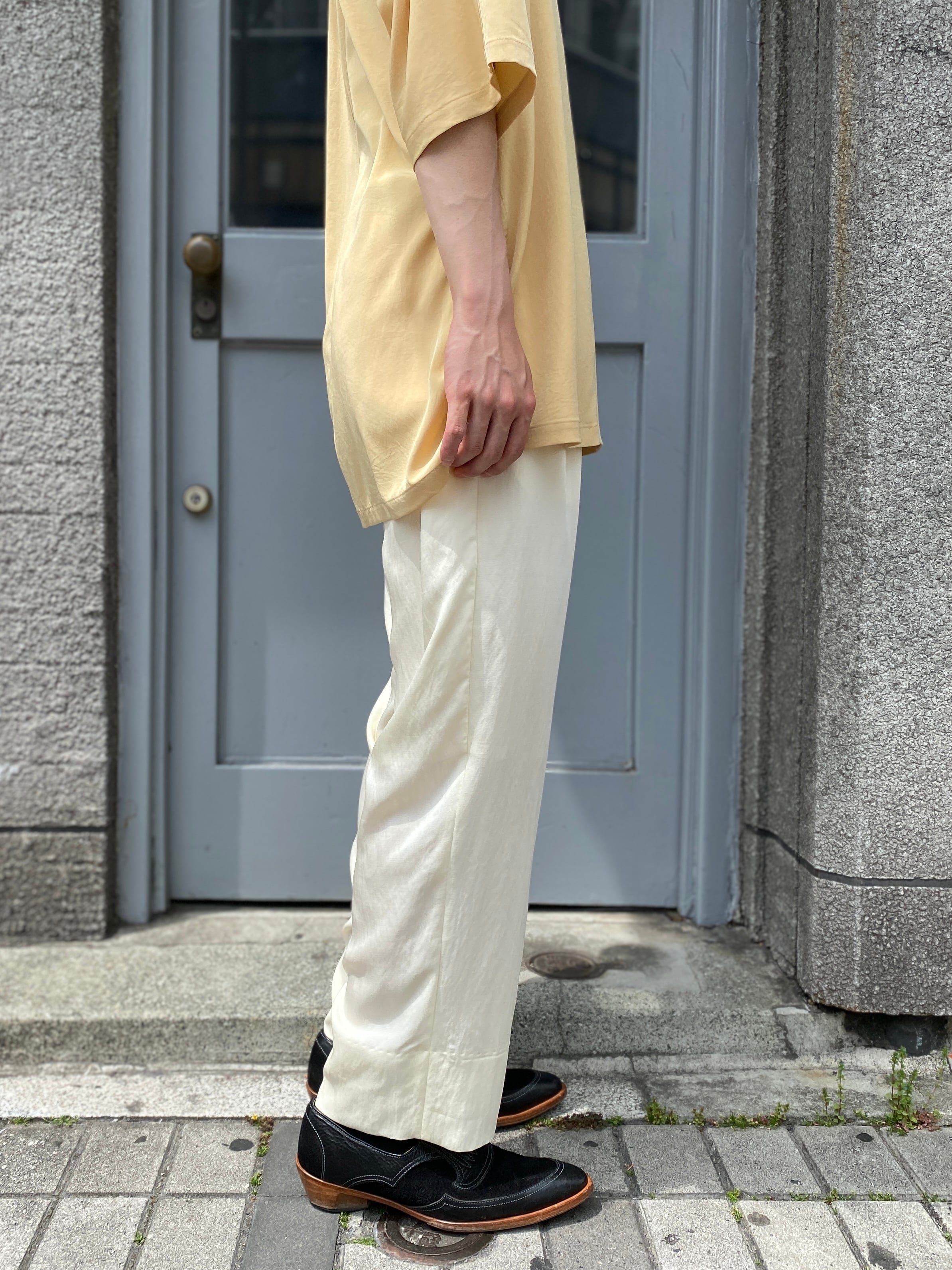 08sircus Viscose wool stretch easy pants | www.unimac.az
