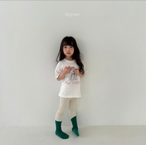 【Digreen ディグリーン】BEST FRIEND Tシャツ 85~120cm ホワイト 240516