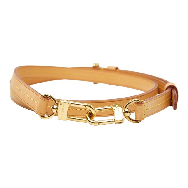 ルイ ヴィトン ショルダーストラップ ベージュ ヌメ革 レディース LOUIS VUITTON 【中古】
