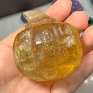 8.笑っているかぼちゃフローライト