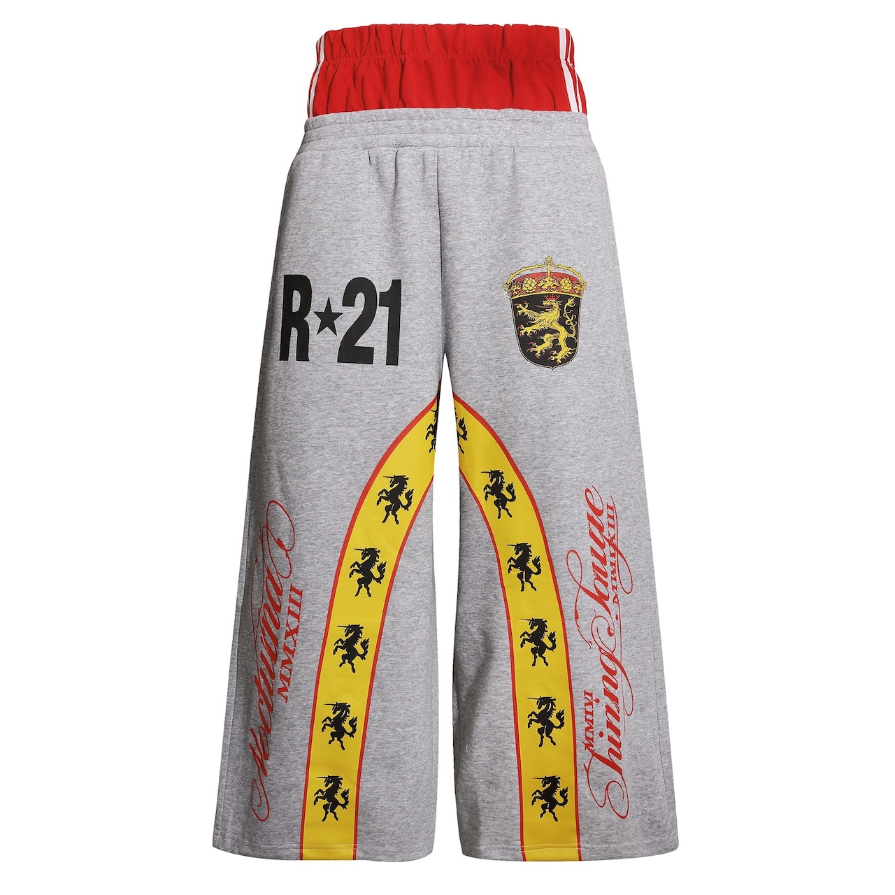 VINTAGE ストリート ダブルウエスト スウェットパンツ P443