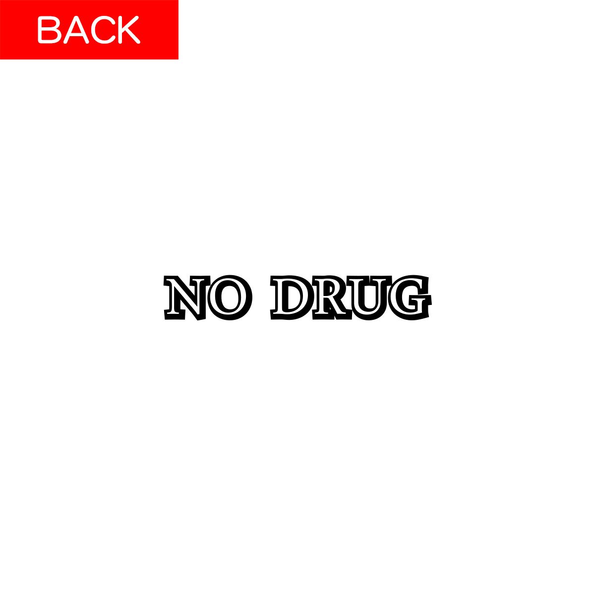 STOP THE DRUG メッセージTシャツ ms31 ドラッグ反対 ドラッグ撲滅