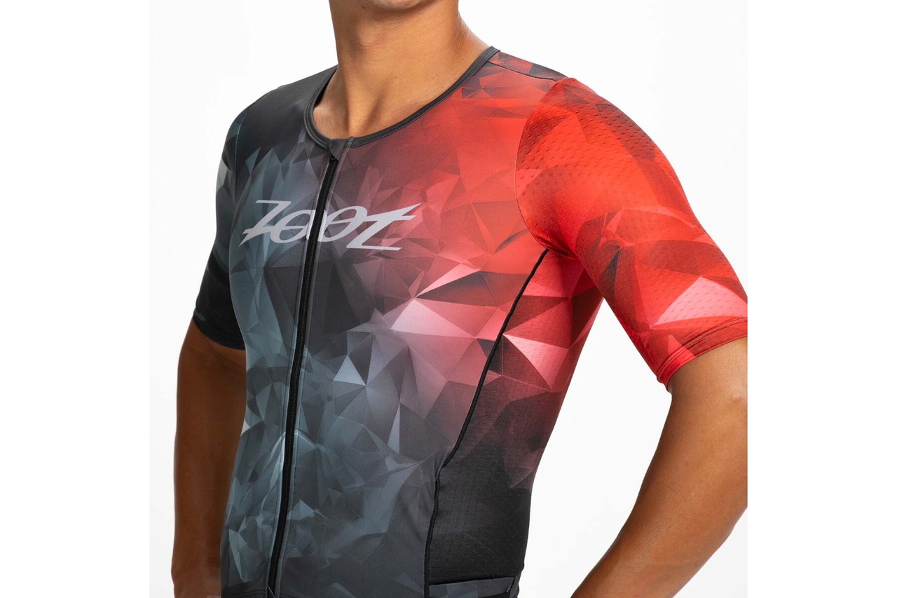 MEN'S TRI  AERO FZ RACESUIT  (Crystal) トライアスロン トライスーツ トライウエア　ZMT35079