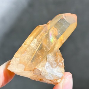 ミナスジェライス産タンジェリンクォーツ クラスター73◇ Tangerine Quartz ◇ 天然石・鉱物・パワーストーン