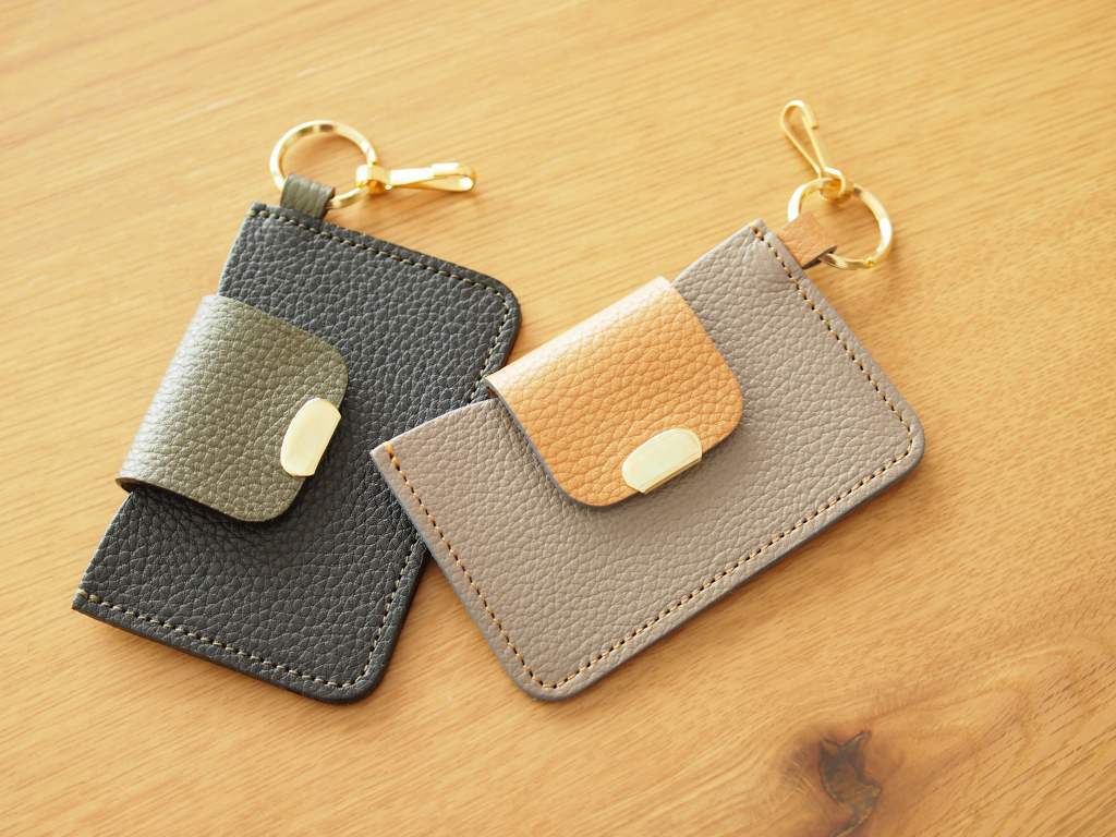 キーリング付きシンプルカードケース』【送料込み】動画も見てね