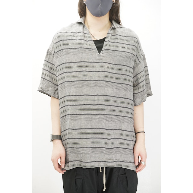 [vital] (バイタル) VT-1113-2 Border Half Sleeve Shirts