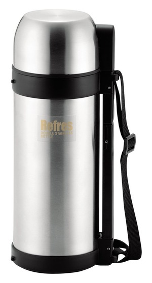 【在庫のみ】パール金属 水筒 1500ml コップ 付き ダブル ステンレスボトル リフレス HB-2427