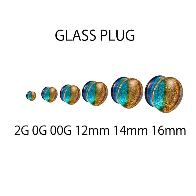 ボディピアス ダブルフレア 16mmセット （ゴリラグラスなど