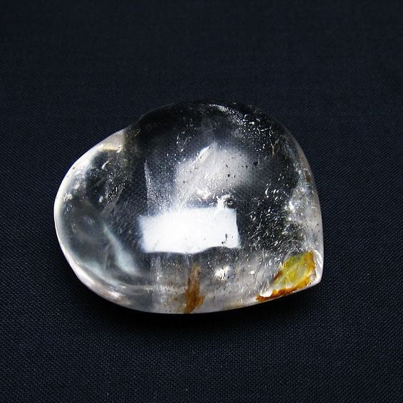 水晶 ハート置物 一点物 145-1505