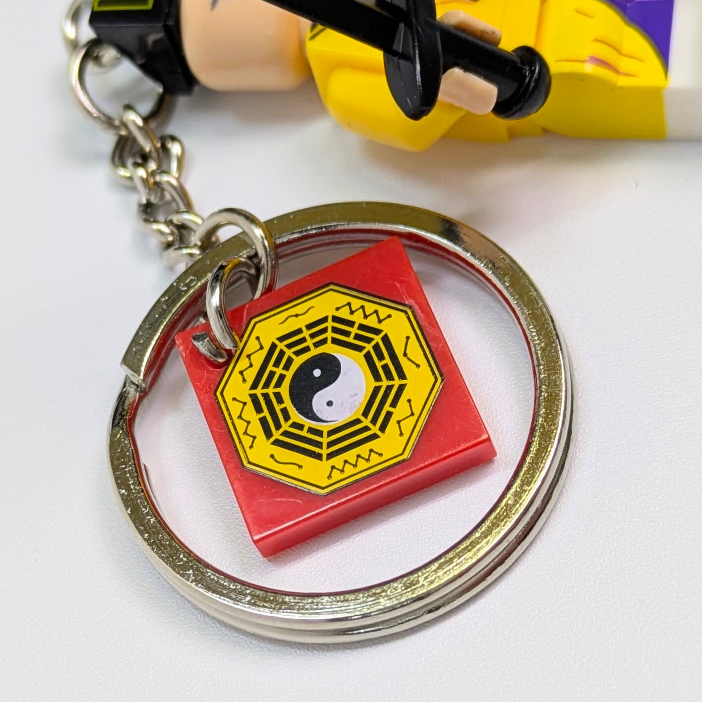 ♧再入荷!【 ブロックフィギュアキーホルダー / 番外編 】霊幻道士 / 道士カオ ( ガウ ) / ラム・チェンイン 〚アメリカン雑貨 アメトイ〛