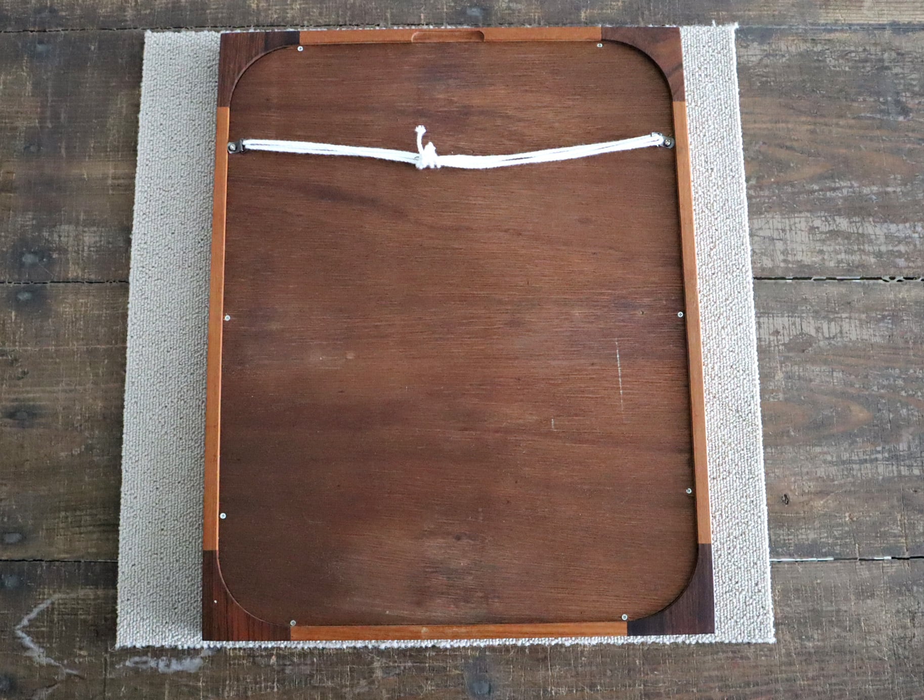 秋田木工 チーク＆ローズウッド ウォールミラー | fismic