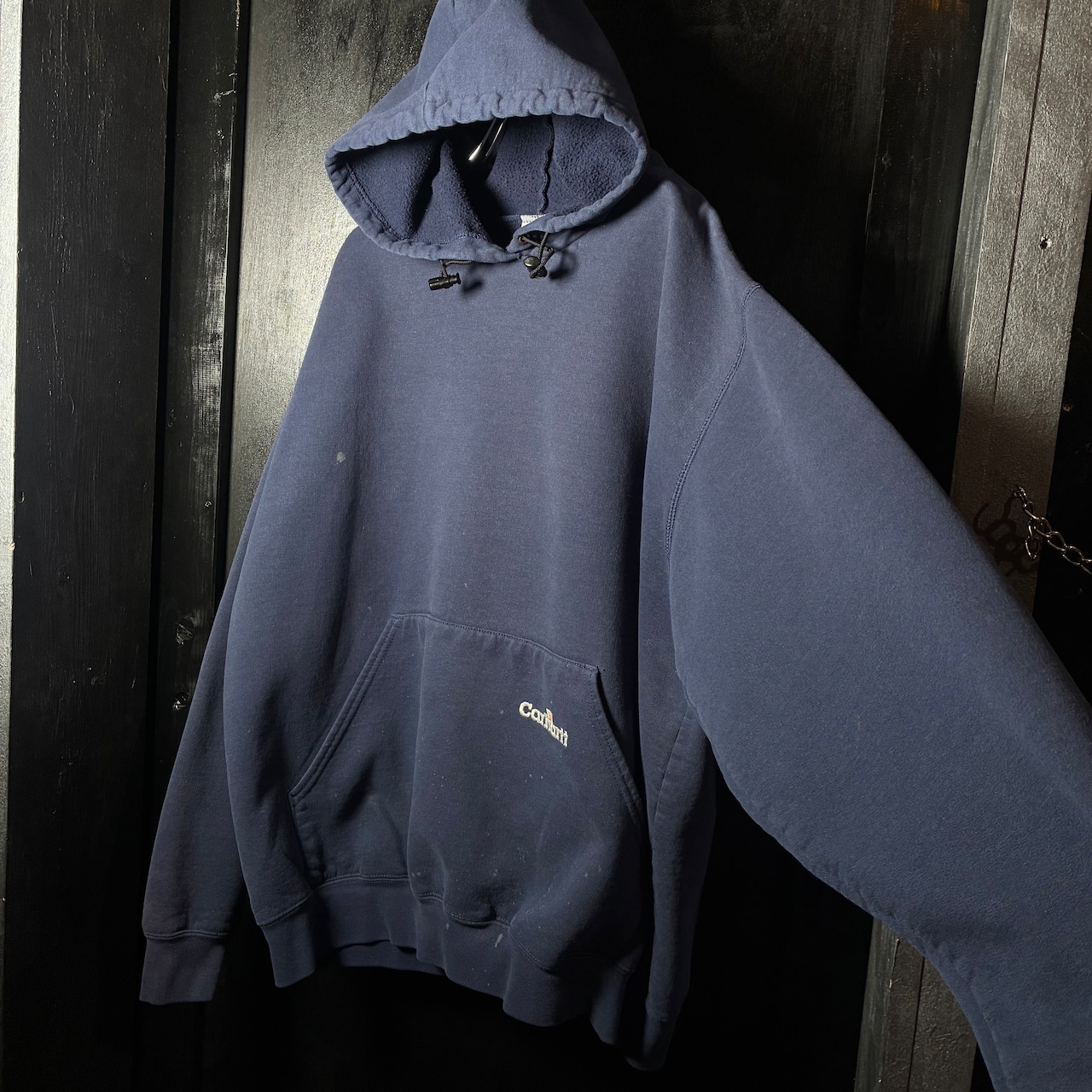 00s Carhartt プルオーバーパーカー フェードネイビー XL カーハート