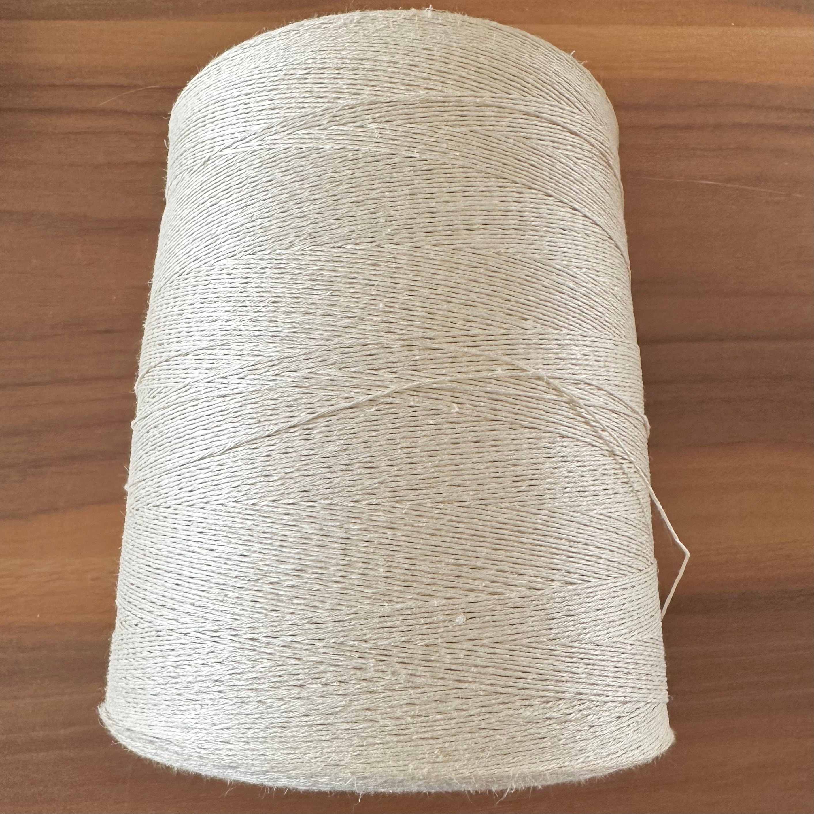 麻糸 麻100％ 毛糸 約200ｇ(732m) コーン巻き 5本 ①☆彡 : リネン糸コーン 100%亜麻リネン 1ポンド ホワイト糸 1