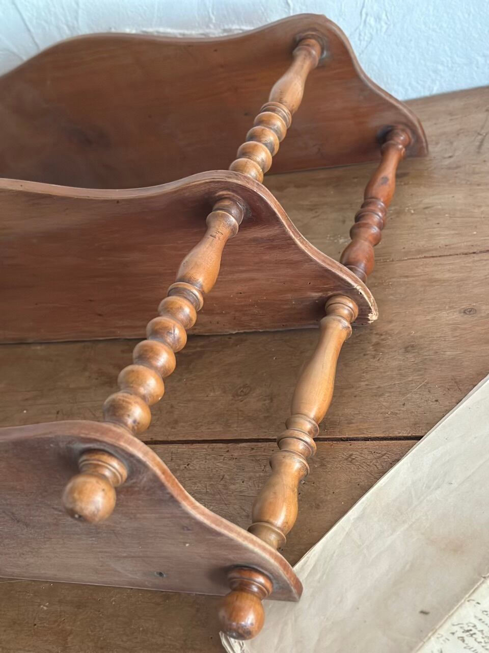 木製三段オープンシェルフ 卓上棚 | Brocante de La Cocotte
