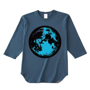 《2025年限定カラー》ブルームーン十三夜七分袖Tシャツ（ネイビー）