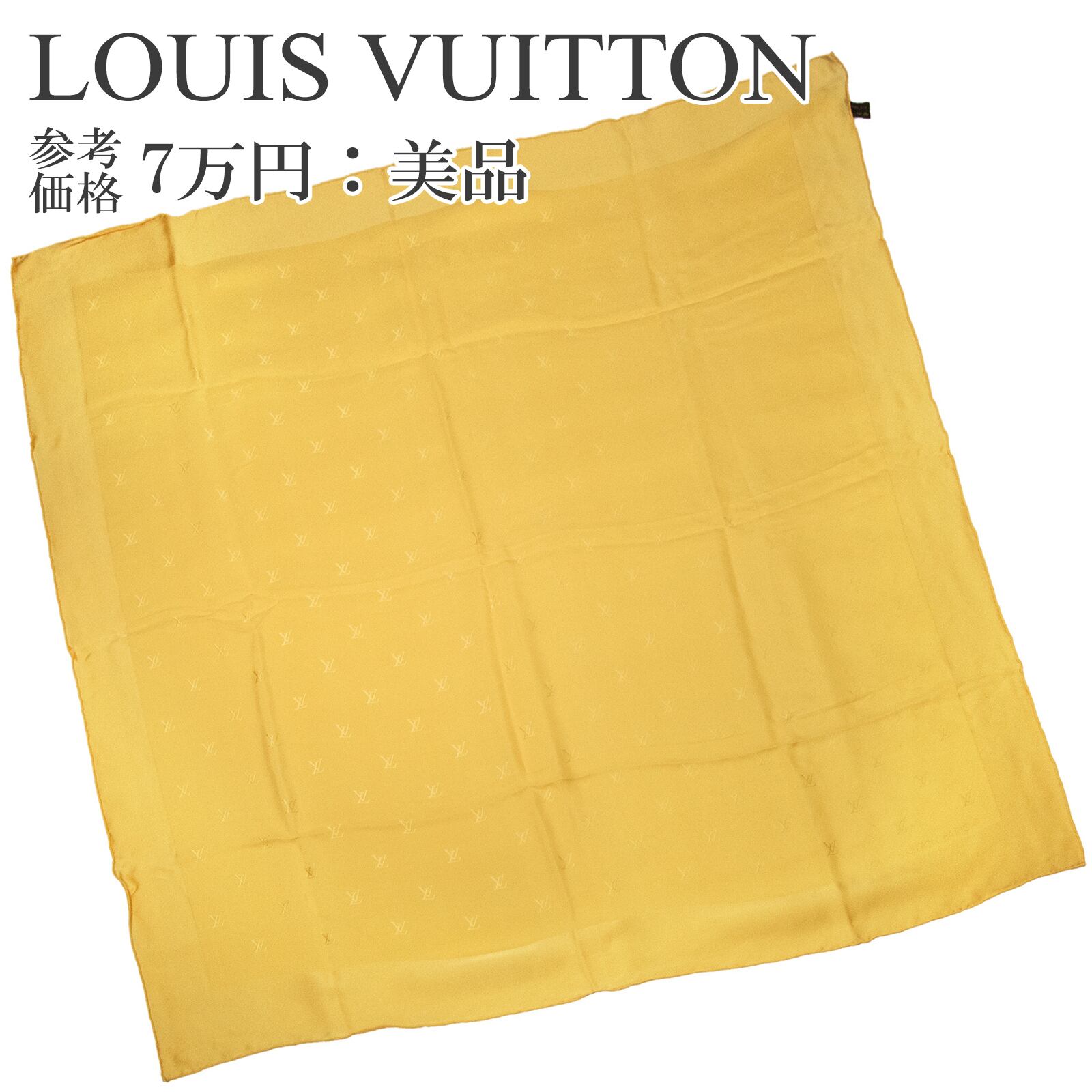 本物 送料無料 ヴィトン 大判スカーフ レディース シルク モノグラム