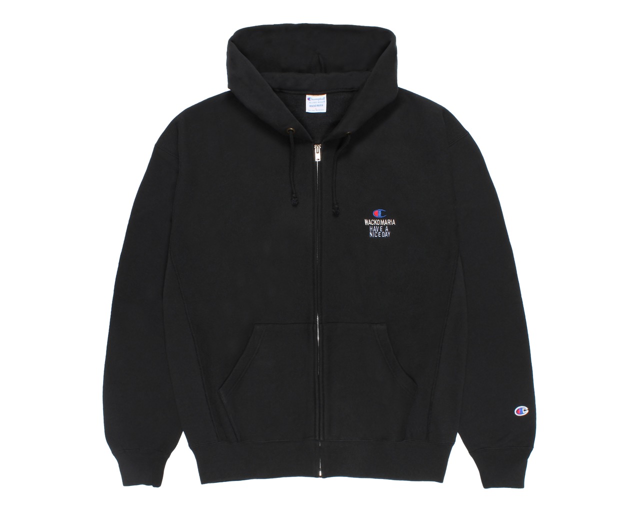 【WACKO MARIA】Champion / REVERSE WEAVE FULL ZIP HOODED SWEAT SHIRT
