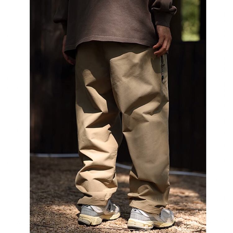 ★LOOSE TIGHT WAIST DRAWSTRING CASUAL PANTS　　　A0734