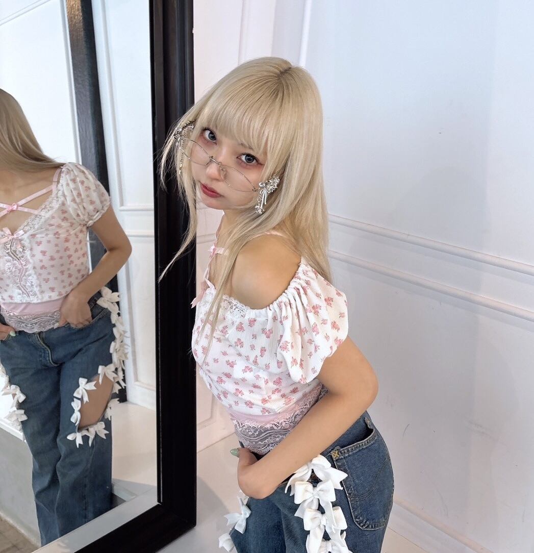 フラワーレーストップス | lilLilly official webstore
