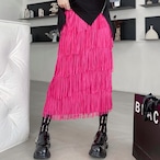 Tassel A-line skirt (ME440)