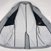 ARAMIS アラミス メッシュ テーラードジャケット M/ブラック×ホワイト メンズ