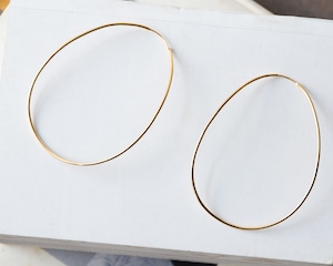 BAR JEWELLERY - Silhouette earrings / gold