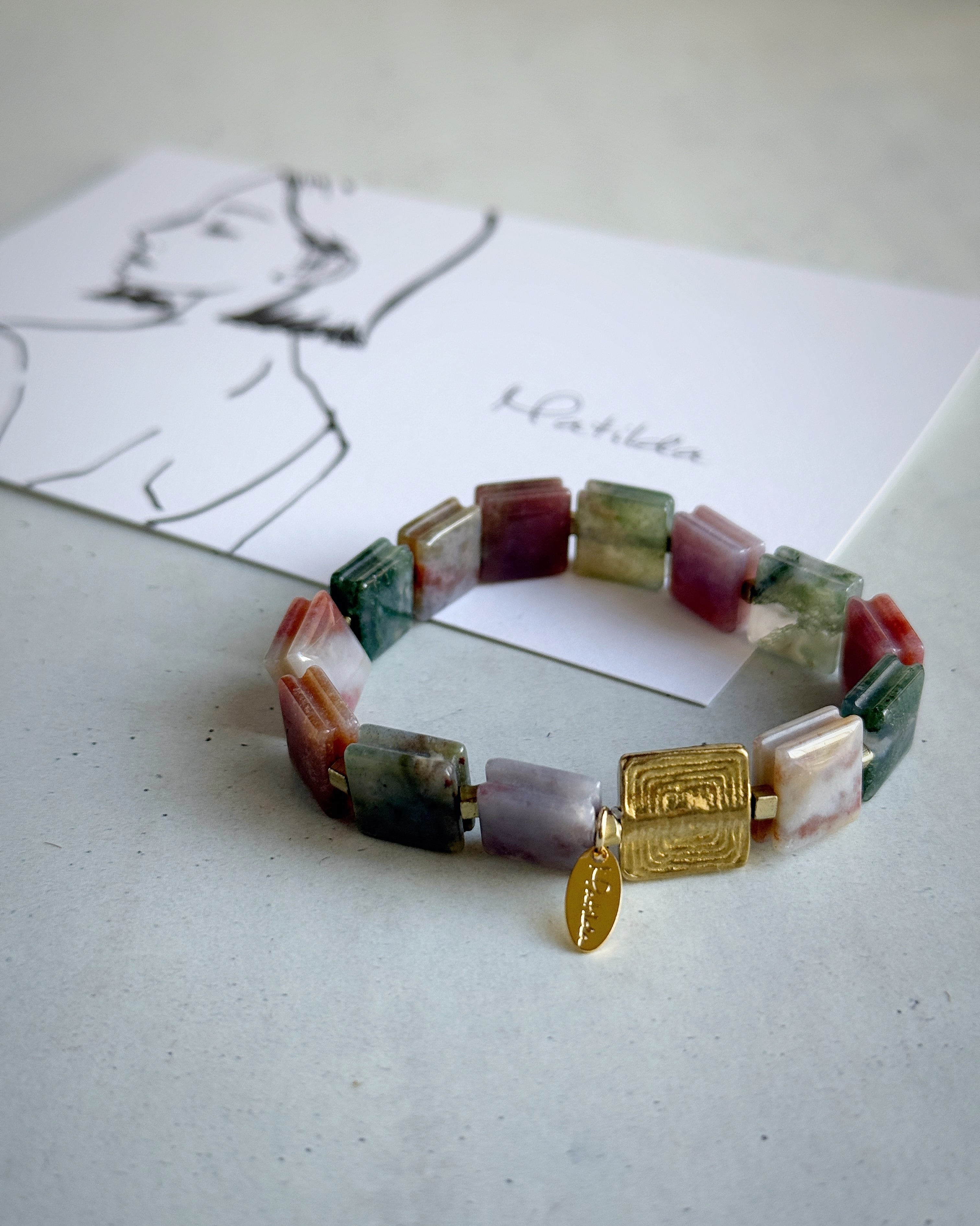 tumble bracelet(インディアンアゲート)