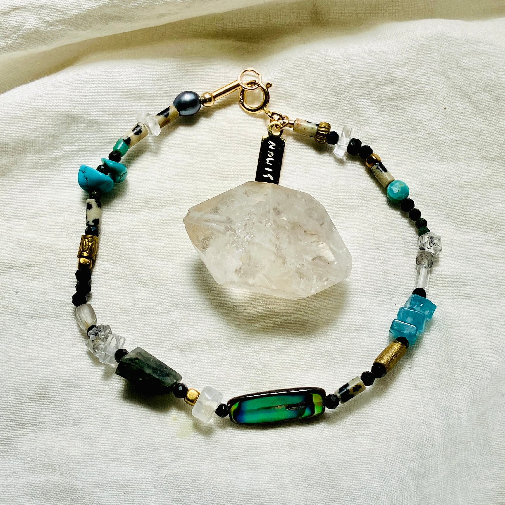 k14WG ペリドット ブレスレット