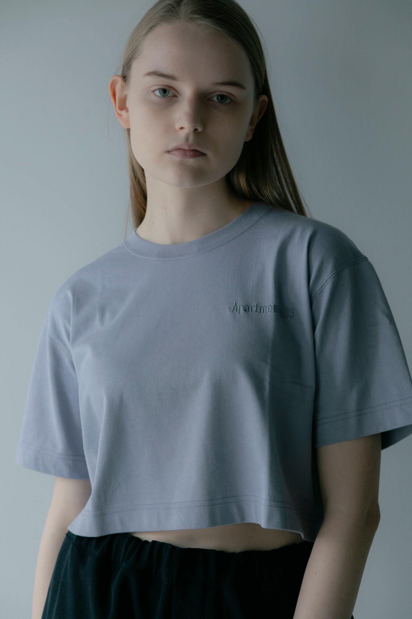 Short Cropped T-Shirt Mauve