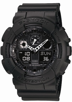 CASIO カシオ G-SHOCK Gショック アナデジ 耐磁 GA-100-1A1 ブラック 腕時計 メンズ