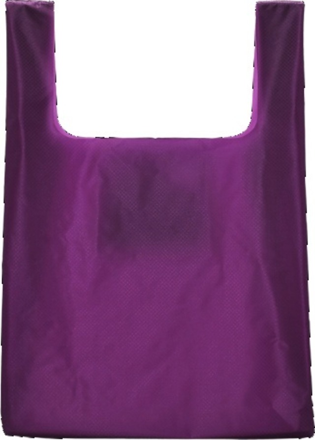 [バイオパッカー] CORDURA エコバッグ Lサイズ (パープル) 折りたたみ 工房 手作り 日本製 エコパッケージ MX-0006-127