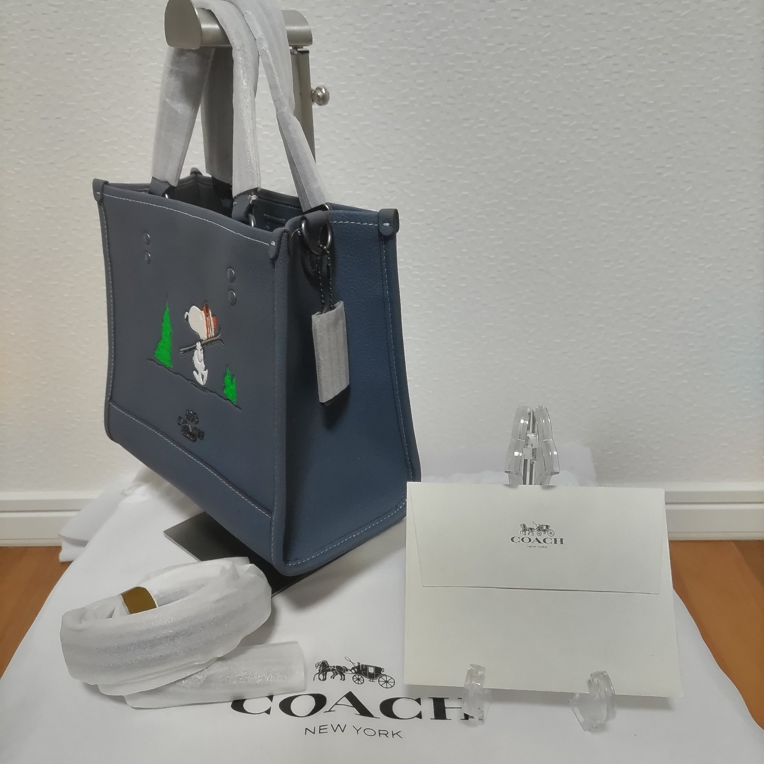 COACH コーチ デンプシー トート スヌーピー スキー コラボ トートバッグ | ebisuya. powered by BASE