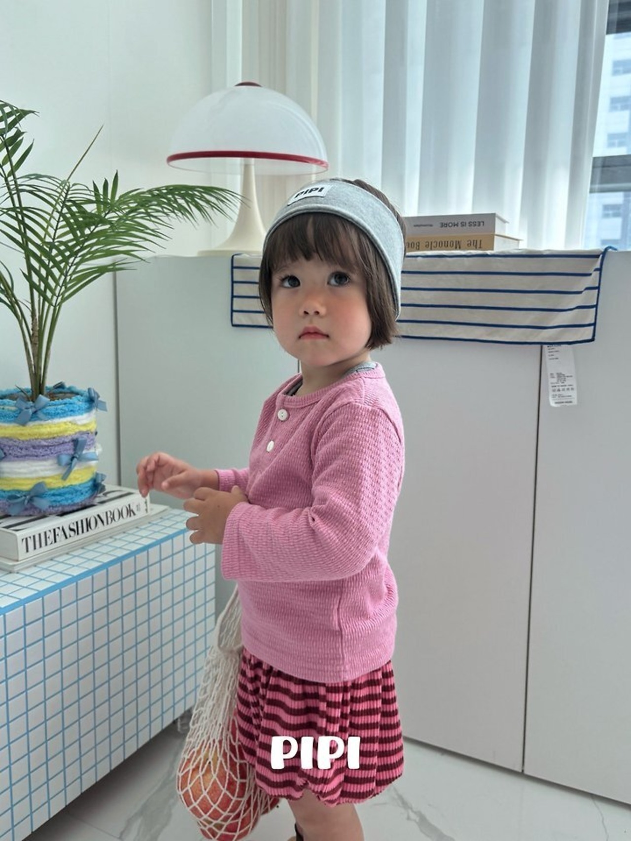 【取寄】PIPI キチボタンTシャツ｜秋服｜韓国子供服｜26/AT